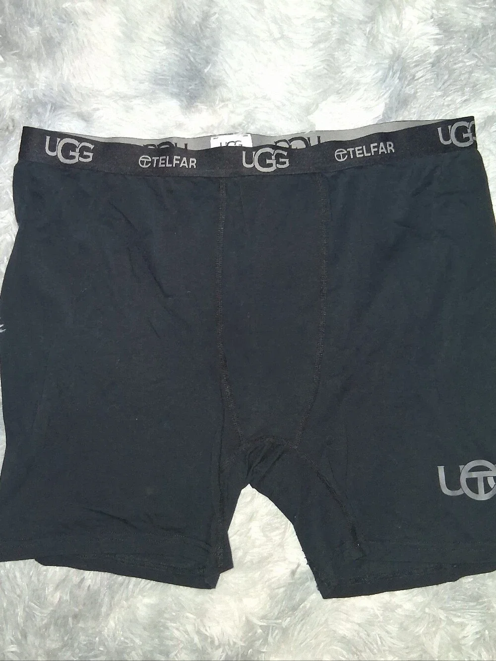 UGG Black Men’s Boxer Briefs with Logo Waistband